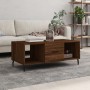 Tavolino Salotto Rovere Marrone 102x50x40 cm Legno Multistrato