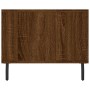 Tavolino Salotto Rovere Marrone 102x50x40 cm Legno Multistrato