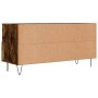 Mobile Porta TV Rovere Fumo 102x36x50 cm in Legno Multistrato