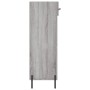 Scarpiera Grigio Sonoma 60x35x105 cm in Legno Multistrato