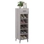 Scarpiera Grigio Sonoma 30x35x105 cm in Legno Multistrato