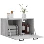 Mobile a Parete Grigio Sonoma 60x36,5x35cm in Legno Multistrato