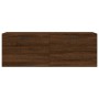 Mobile a Parete Rovere Marrone 100x36,5x35 cm Legno Multistrato