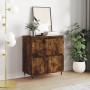 Credenza Rovere Fumo 60x35x70 cm in Legno Multistrato