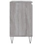 Mobile da Bagno Grigio Sonoma 58x33x60 cm in Legno Multistrato