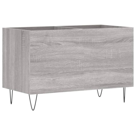 Mobile Porta Dischi Grigio Sonoma 74,5x38x48 Legno Multistrato