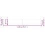 Tenda Laterale Retrattile per Patio 170x1200 cm Rossa