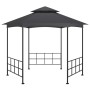 Gazebo con Pareti Laterali 3,1x2,7 m Antracite