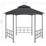 Gazebo con Pareti Laterali 3,1x2,7 m Antracite