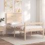 Letto per Anziani con Testiera Small Single in Legno Massello