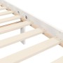 Giroletto con Testiera Bianco Small Double Legno Massello