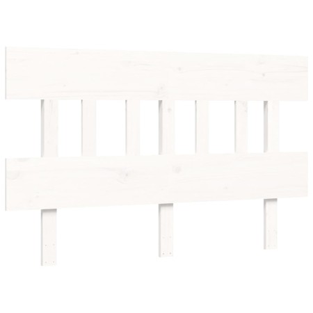 Giroletto con Testiera Bianco Small Double Legno Massello