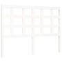 Giroletto con Testiera Bianco Small Double Legno Massello