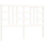 Giroletto con Testiera Bianco King Size in Legno Massello