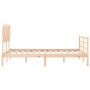 Giroletto con Testiera Small Double in Legno Massello