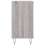 Credenza Grigio Sonoma 57x35x70 cm in Legno Multistrato