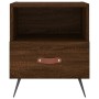 Comodini 2 pz Rovere Marrone 40x35x47,5 cm in Legno Multistrato