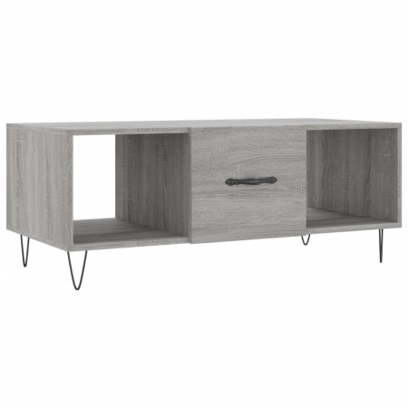 Tavolino da Salotto Grigio Sonoma 102x50x40cm Legno Multistrato