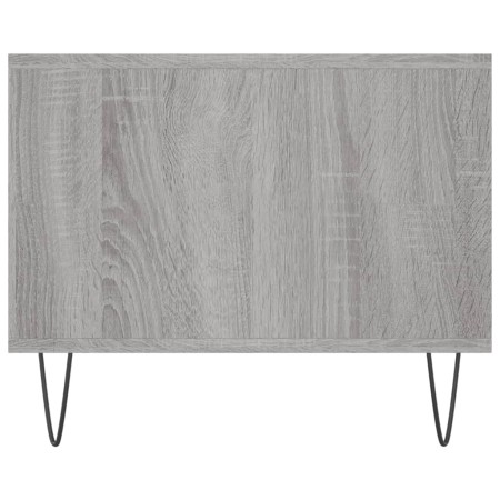 Tavolino da Salotto Grigio Sonoma 102x50x40cm Legno Multistrato