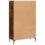 Credenza Rovere Fumo 69,5x31x115 cm in Legno Multistrato