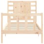 Giroletto con Testiera Single in Legno Massello