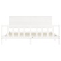 Giroletto Testiera Bianco Super King Size in Legno Massello