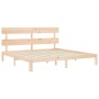 Giroletto con Testiera Super King Size in Legno Massello