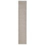 Tappeto in Sisal Naturale 66x350 cm Sabbia