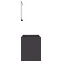 Set Mobili da Bagno 2 pz Grigio in Legno Multistrato