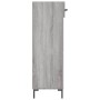 Scarpiera Grigio Sonoma 60x35x105 cm in Legno Multistrato