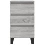 Credenza Grigio Sonoma 40x35x70 cm in Legno Multistrato