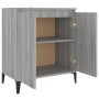 Credenza Grigio Sonoma 60x35x70 cm in Legno Ingegnerizzato