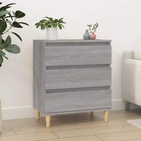 Credenza Grigio Sonoma 60x35x70 cm in Legno Multistrato