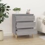 Credenza Grigio Sonoma 60x35x70 cm in Legno Multistrato