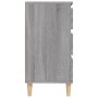 Credenza Grigio Sonoma 60x35x70 cm in Legno Multistrato