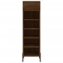 Scarpiera Rovere Marrone 30x35x105 cm in Legno Multistrato