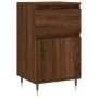 Credenza Rovere Marrone 40x35x70 cm in Legno Multistrato