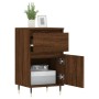 Credenza Rovere Marrone 40x35x70 cm in Legno Multistrato