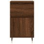 Credenza Rovere Marrone 40x35x70 cm in Legno Multistrato