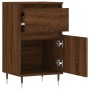 Credenza Rovere Marrone 40x35x70 cm in Legno Multistrato