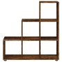 Libreria a Scala Rovere Fumo 107 cm in Legno Multistrato