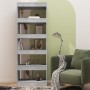 Libreria/Divisorio Grigio Cemento 60x30x166 cm in Truciolato