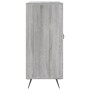 Credenza Grigio Sonoma 90x34x80 cm in Legno Multistrato