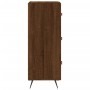 Credenza Rovere Marrone 34,5x34x90 cm in Legno Multistrato