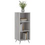 Scaffale Grigio Sonoma 34,5x32,5x90 cm Legno Multistrato