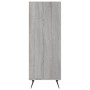 Scaffale Grigio Sonoma 34,5x32,5x90 cm Legno Multistrato