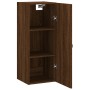 Mobile a Parete Rovere Marrone 34,5x34x90 cm