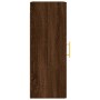 Mobile a Parete Rovere Marrone 34,5x34x90 cm
