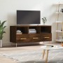 Mobile TV Rovere Marrone 102x36x50 cm in Legno Multistrato