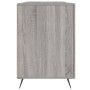 Scrivania Grigio Sonoma 140x50x75 cm in Legno Multistrato